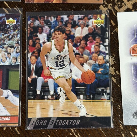 John Stockton 12 Card Lot NM Topps Orange UD USA Chrome Panini Prizm Honor Roll - Picture 12 of 13